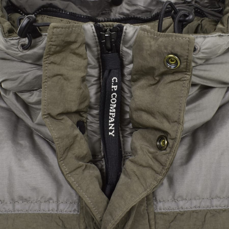 CP Company Goggle Down Jacket Grey Mainline Menswear United States